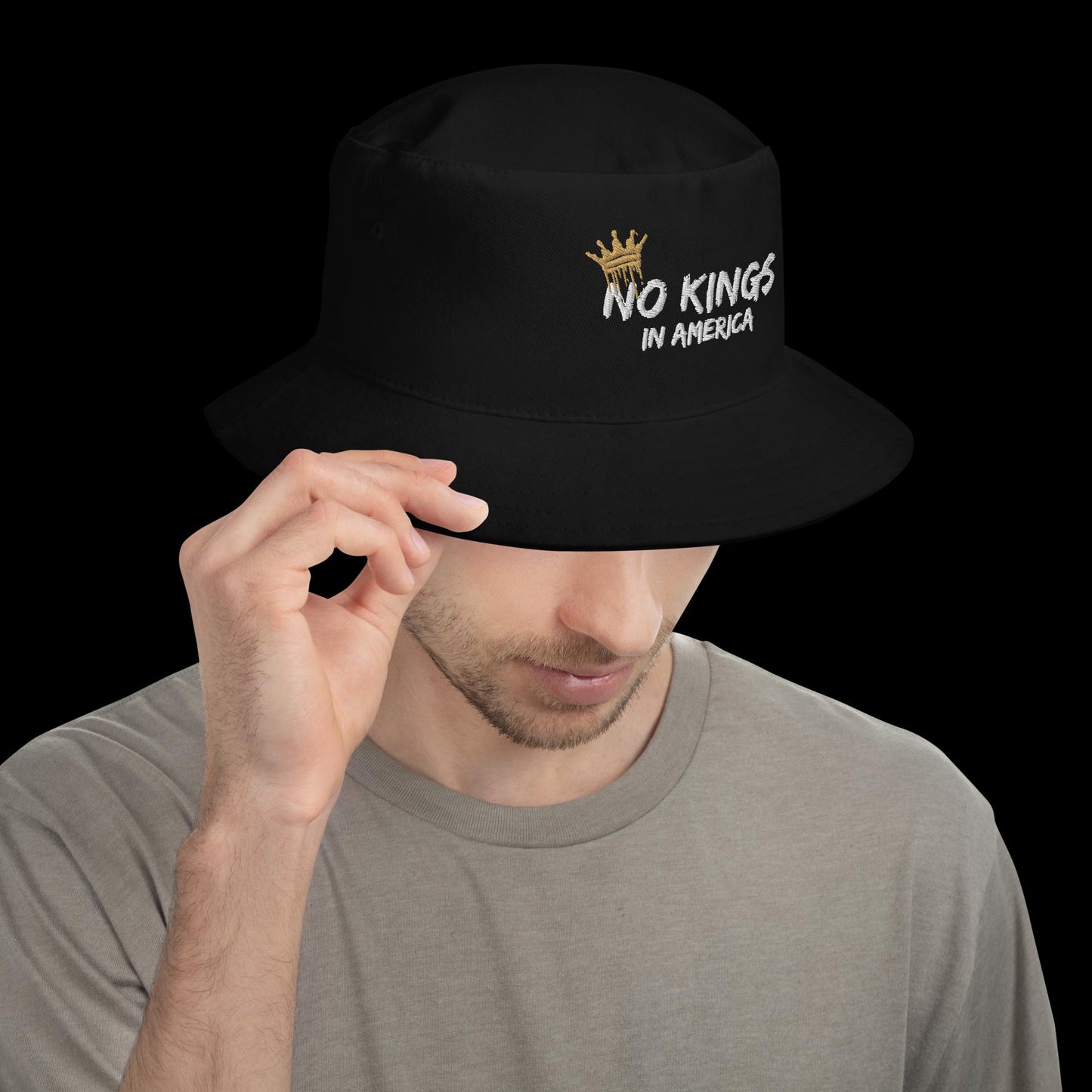 No Kings Bucket Hat