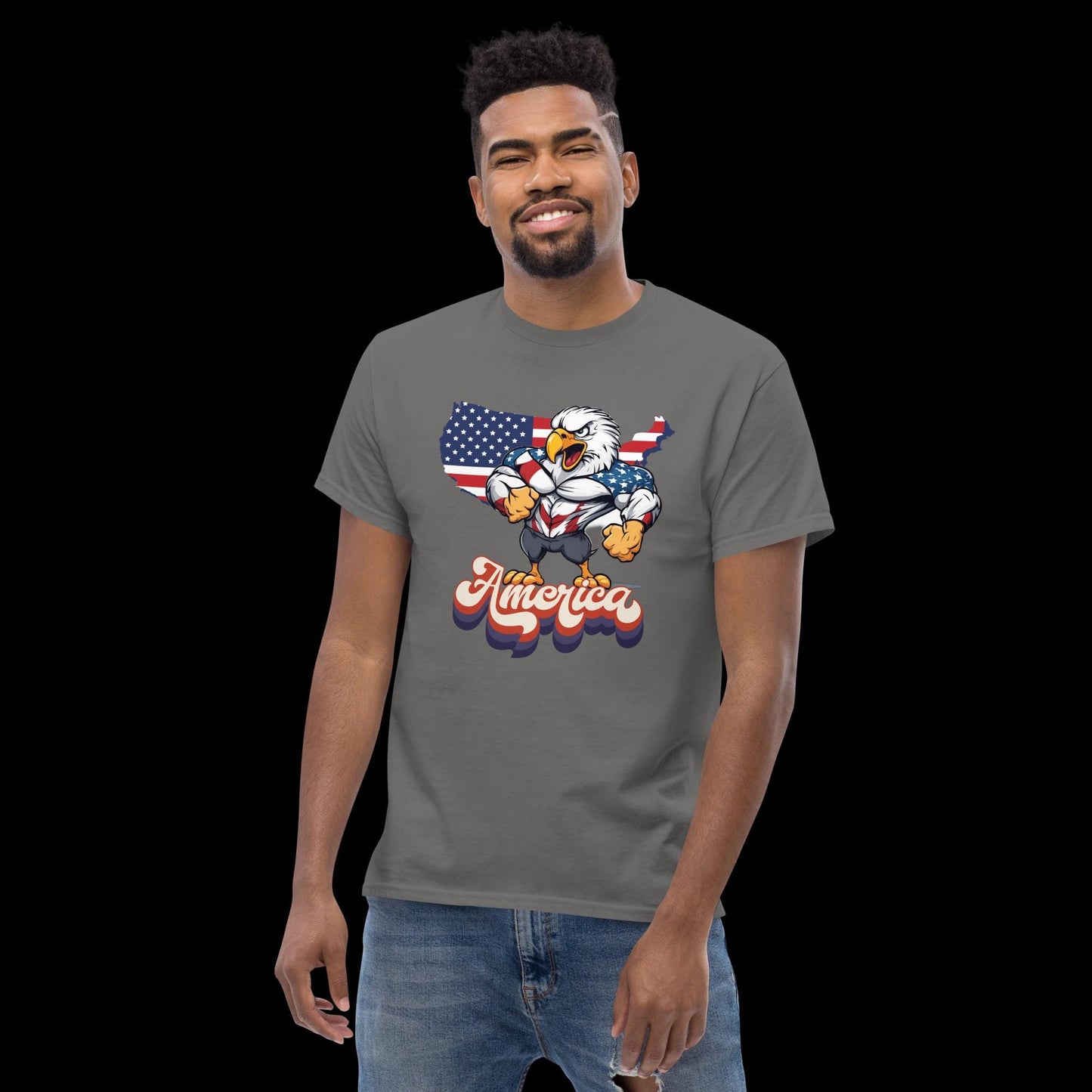 Bald Eagle America Graphic Tee