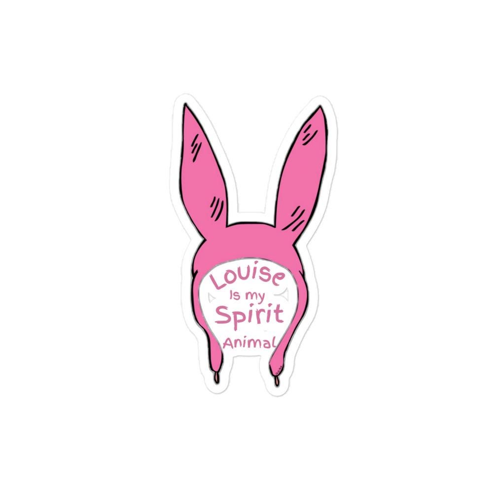 Louise Belcher Pink Ears Sticker