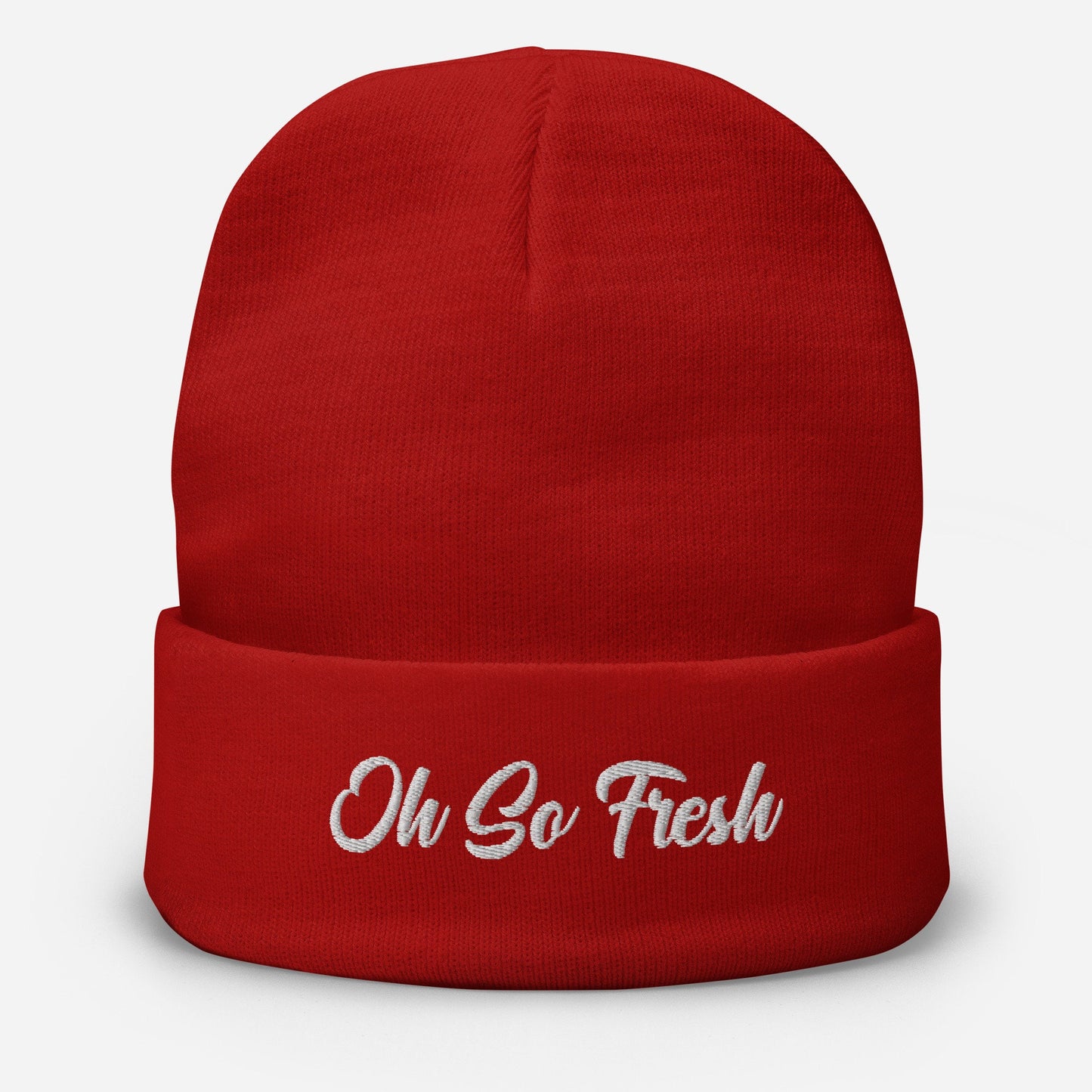 Oh So Fresh Embroidered Beanie