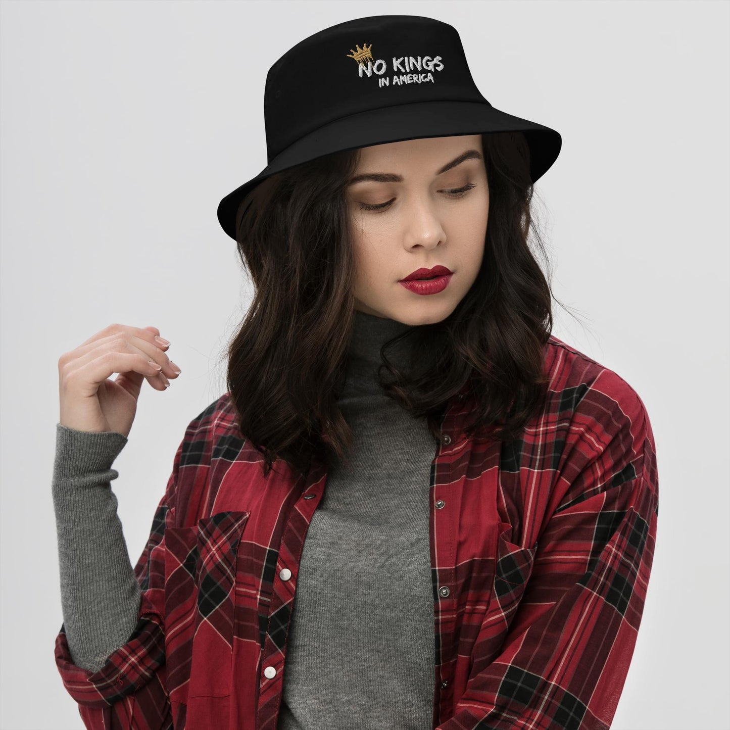 No Kings Bucket Hat
