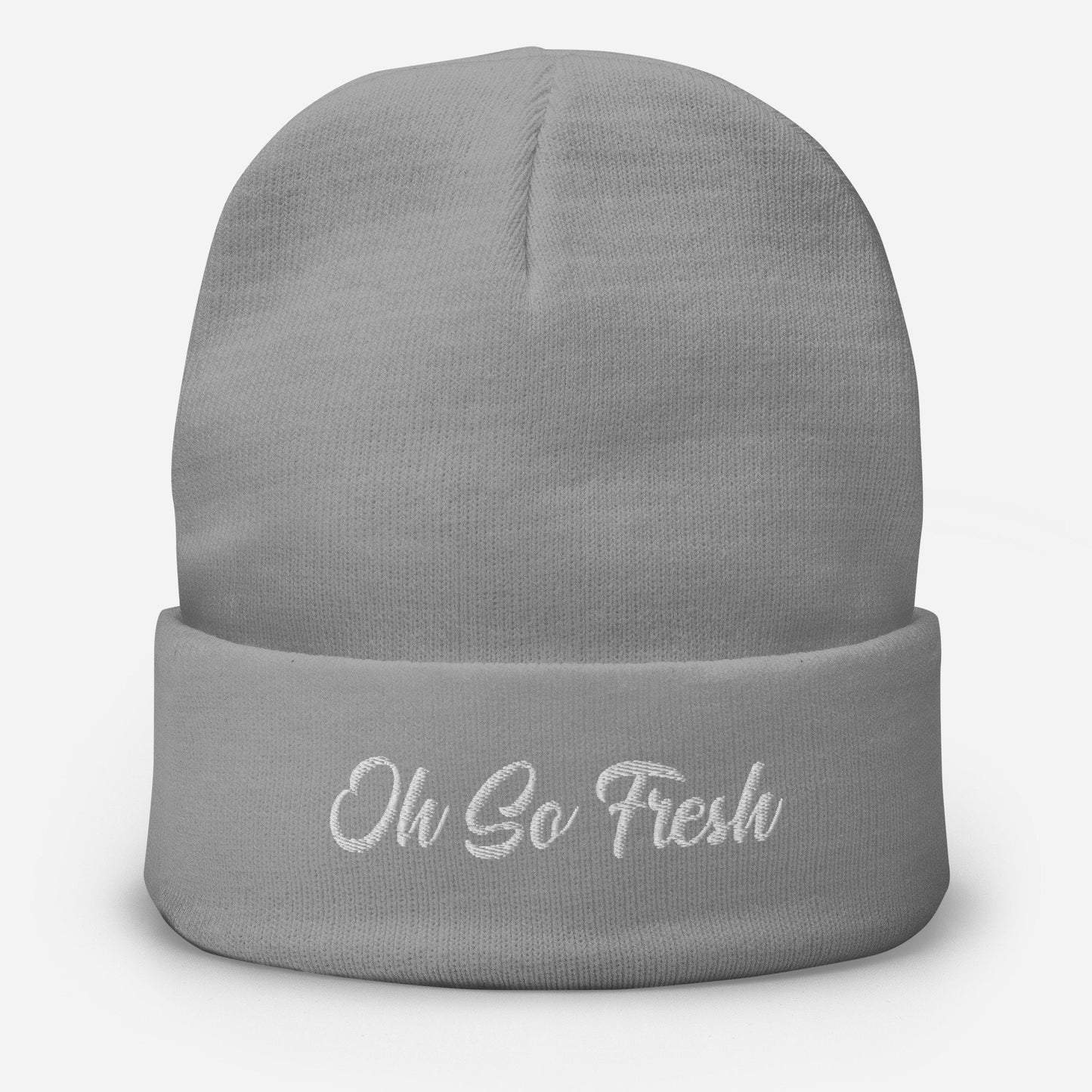 Oh So Fresh Embroidered Beanie