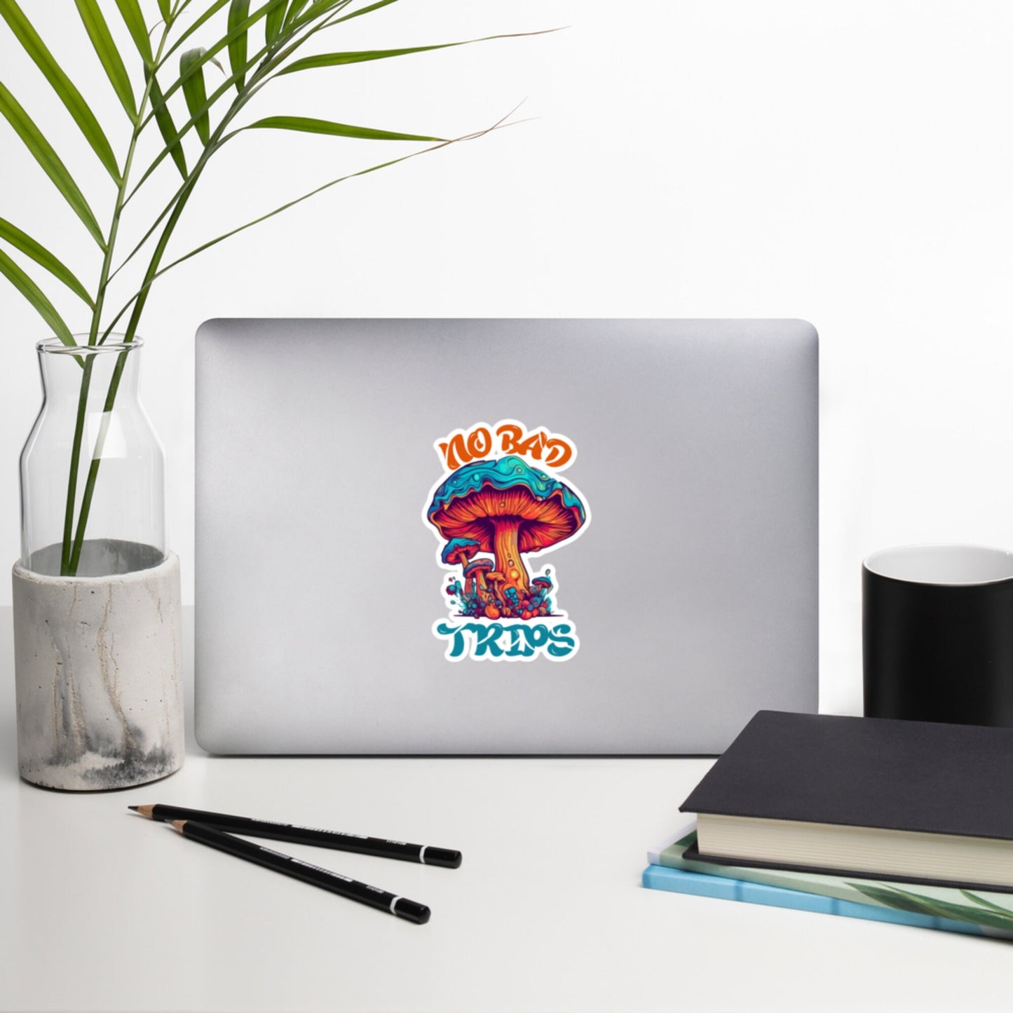 No Bad Trips Mushroom Sticker