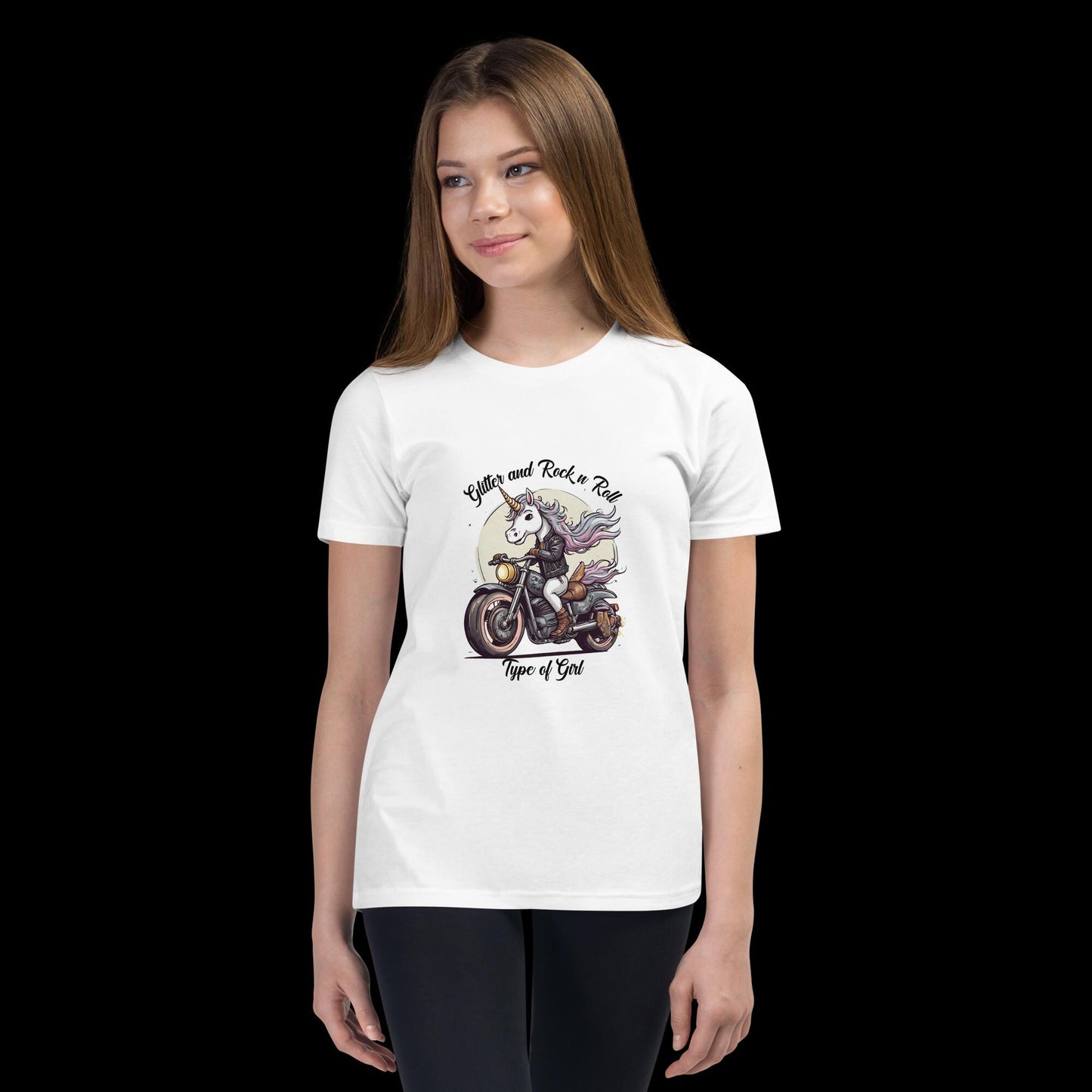 Glitter & Rock 'n' Roll Unicorn Tee
