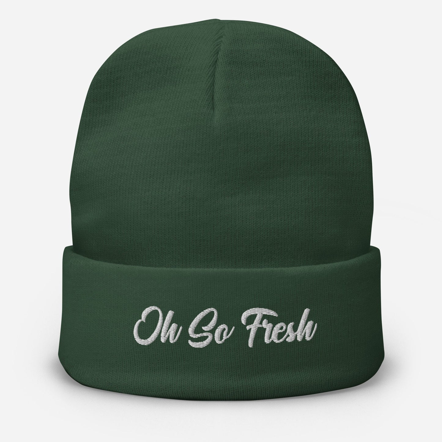 Oh So Fresh Embroidered Beanie
