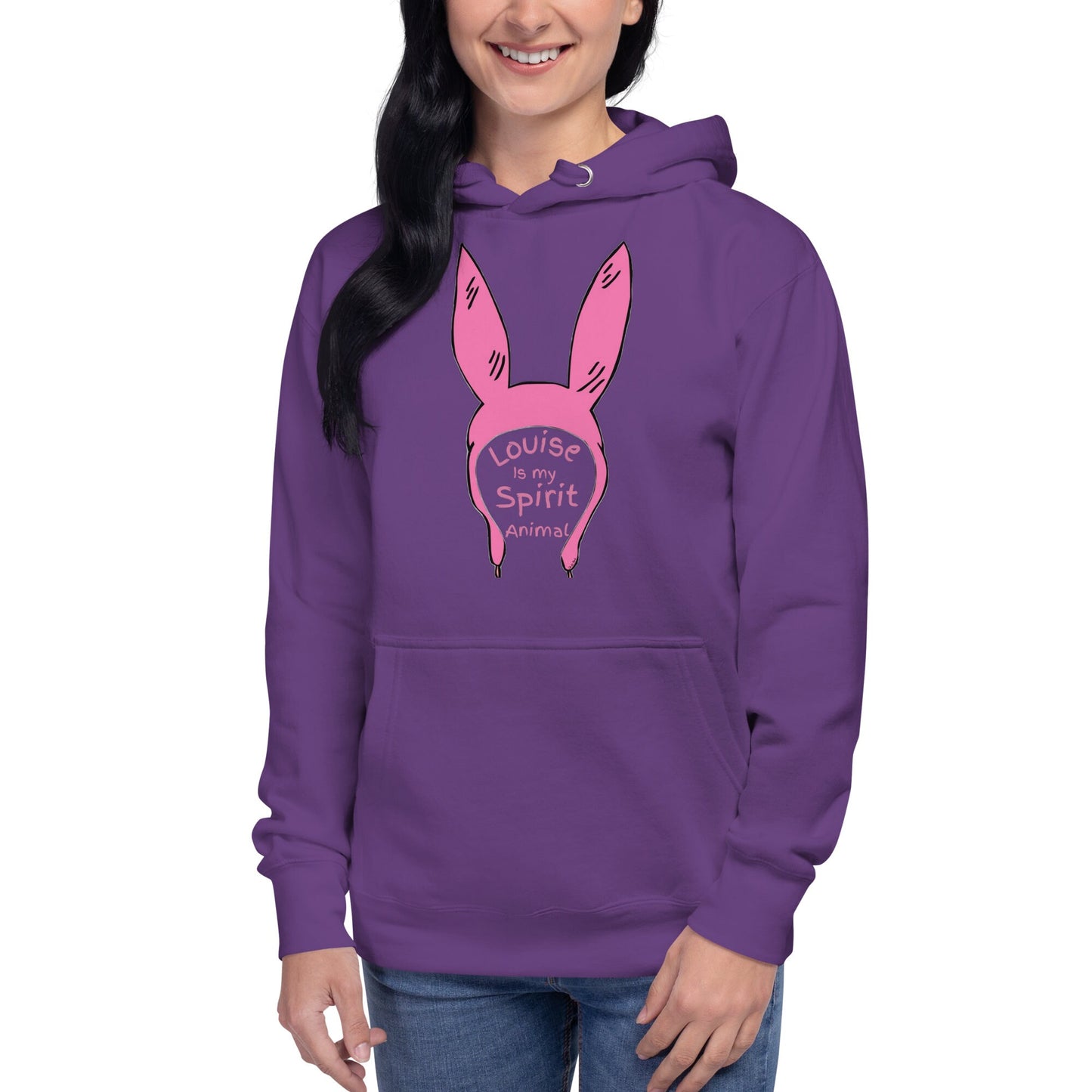 Louise Belcher Pink Ears Hoodie