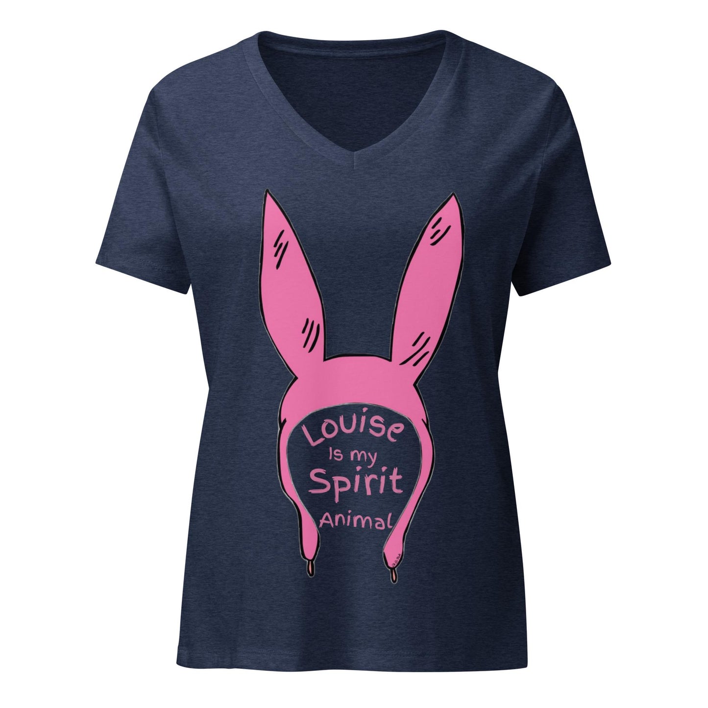Louise Belcher Bunny Ear V-Neck T-Shirt | Bob's Burgers