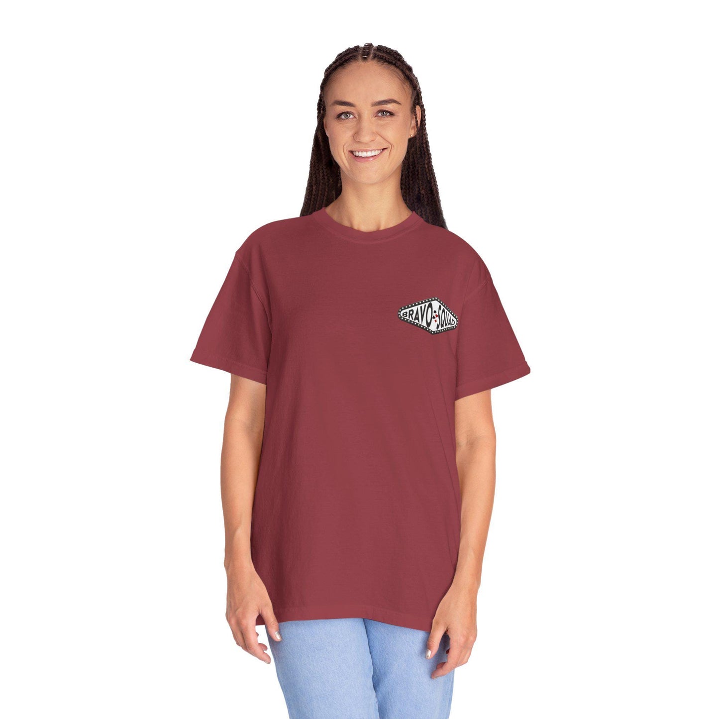 Bravocon 2025 Bravo Squad Womens Graphic Tee Vegas Edition