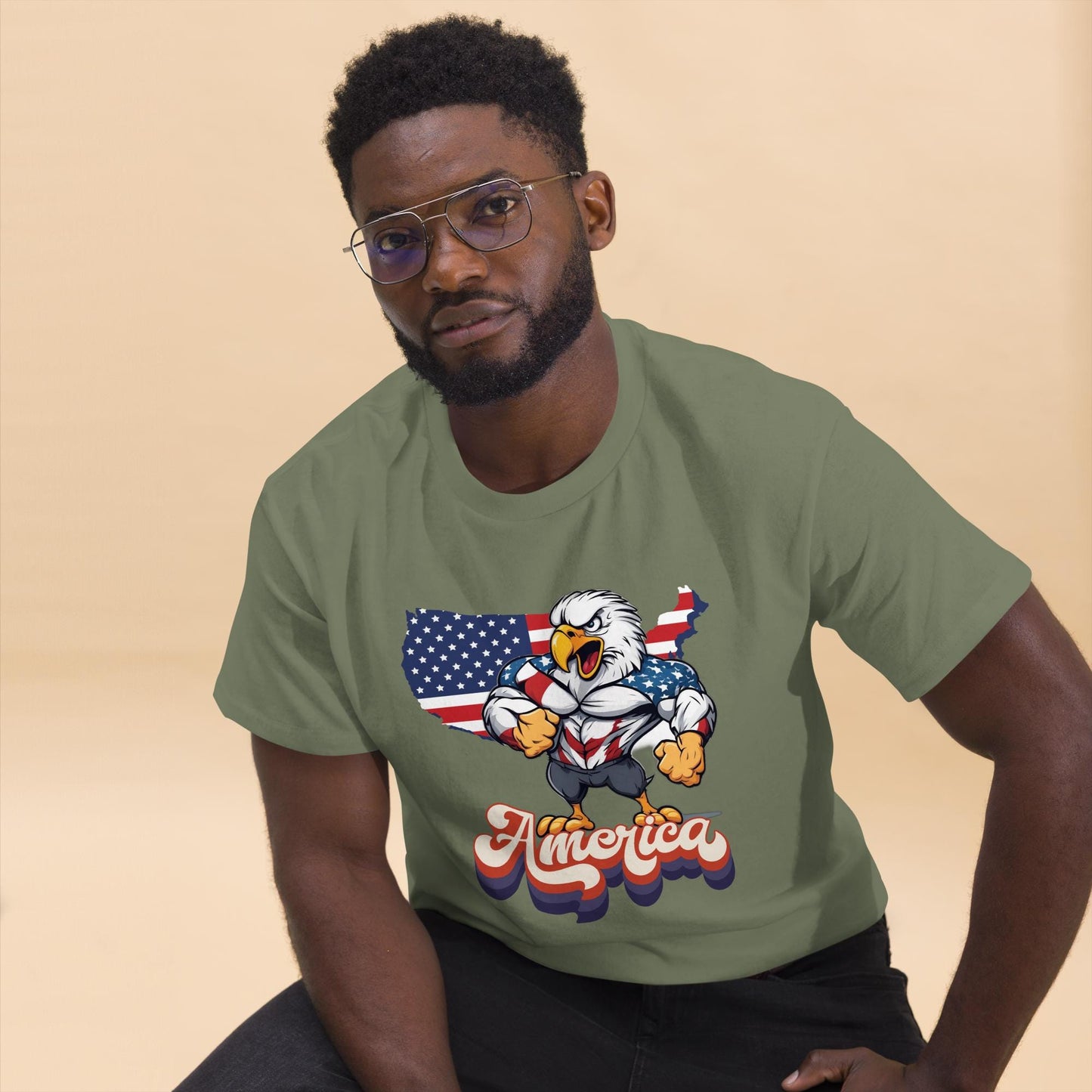 Bald Eagle America Graphic Tee