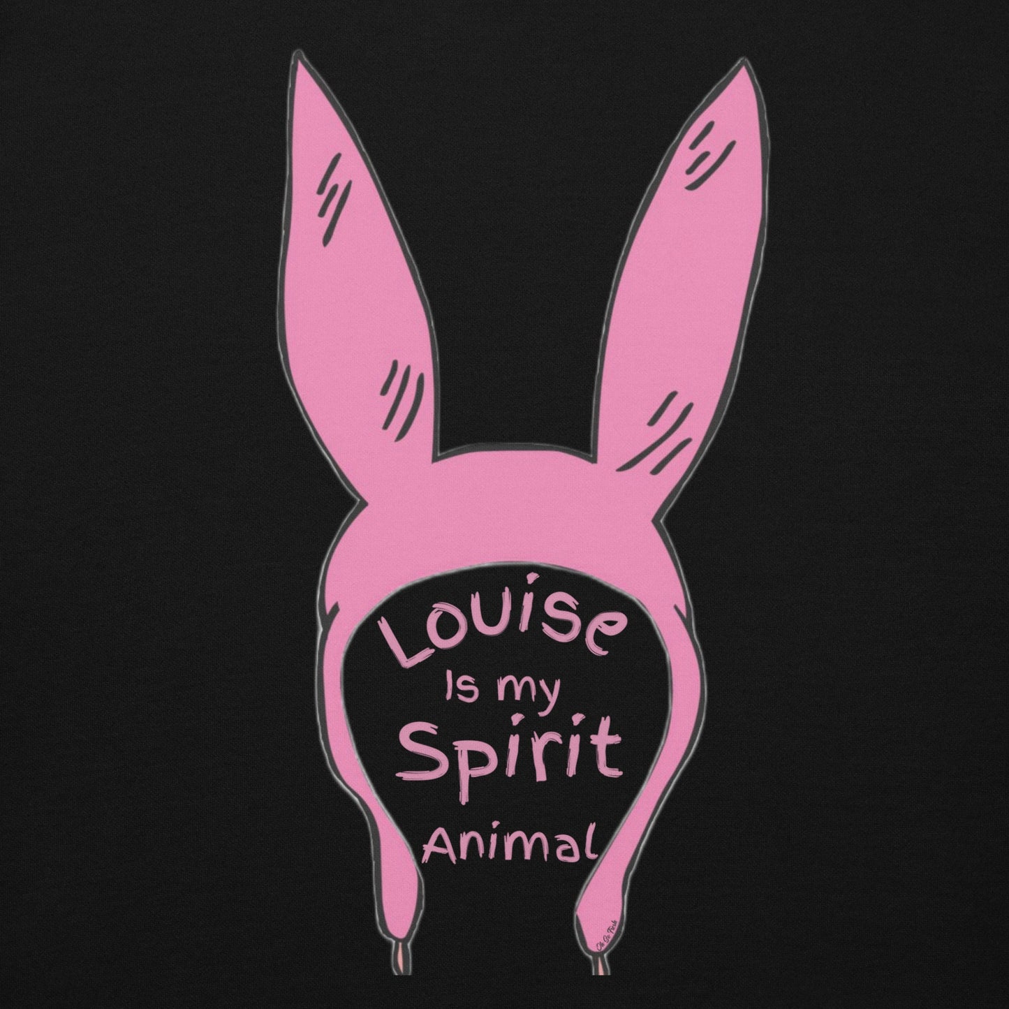 Louise Belcher Pink Ears Hoodie