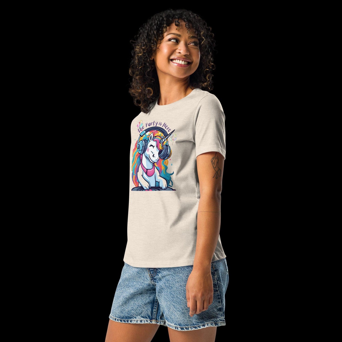 The Party Is Here - DJ Unicorn Tee