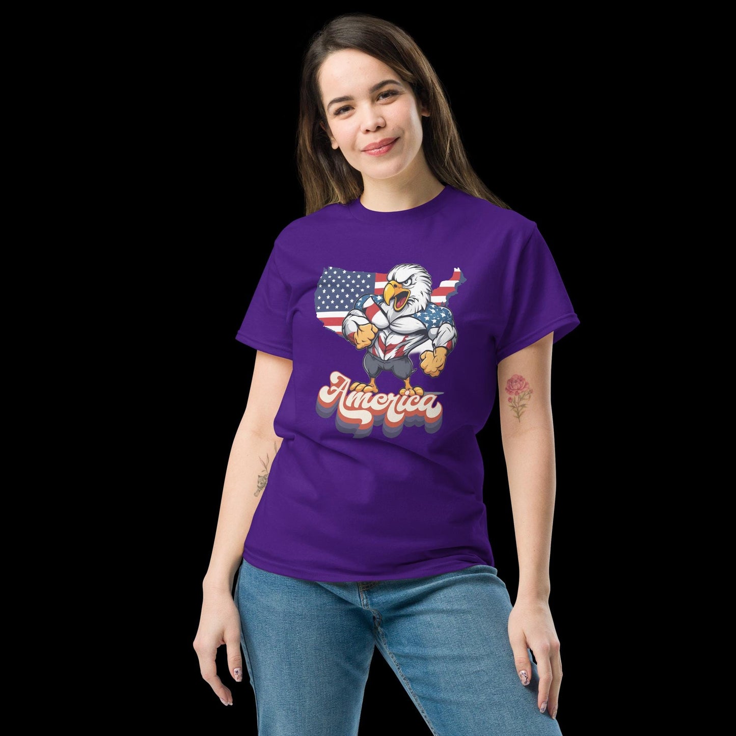 Bald Eagle America Graphic Tee