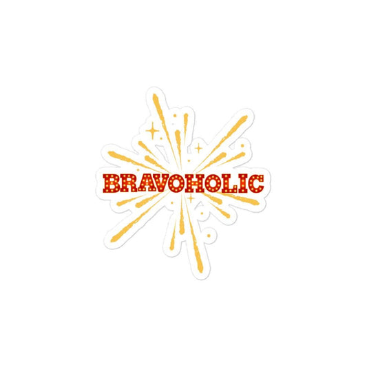 Bravoholic Sticker for Water bottle