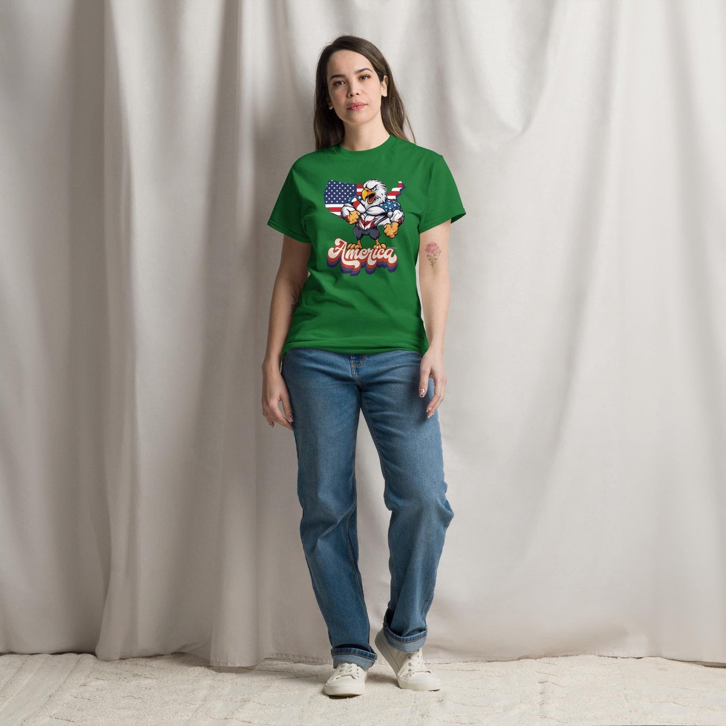 Bald Eagle America Graphic Tee