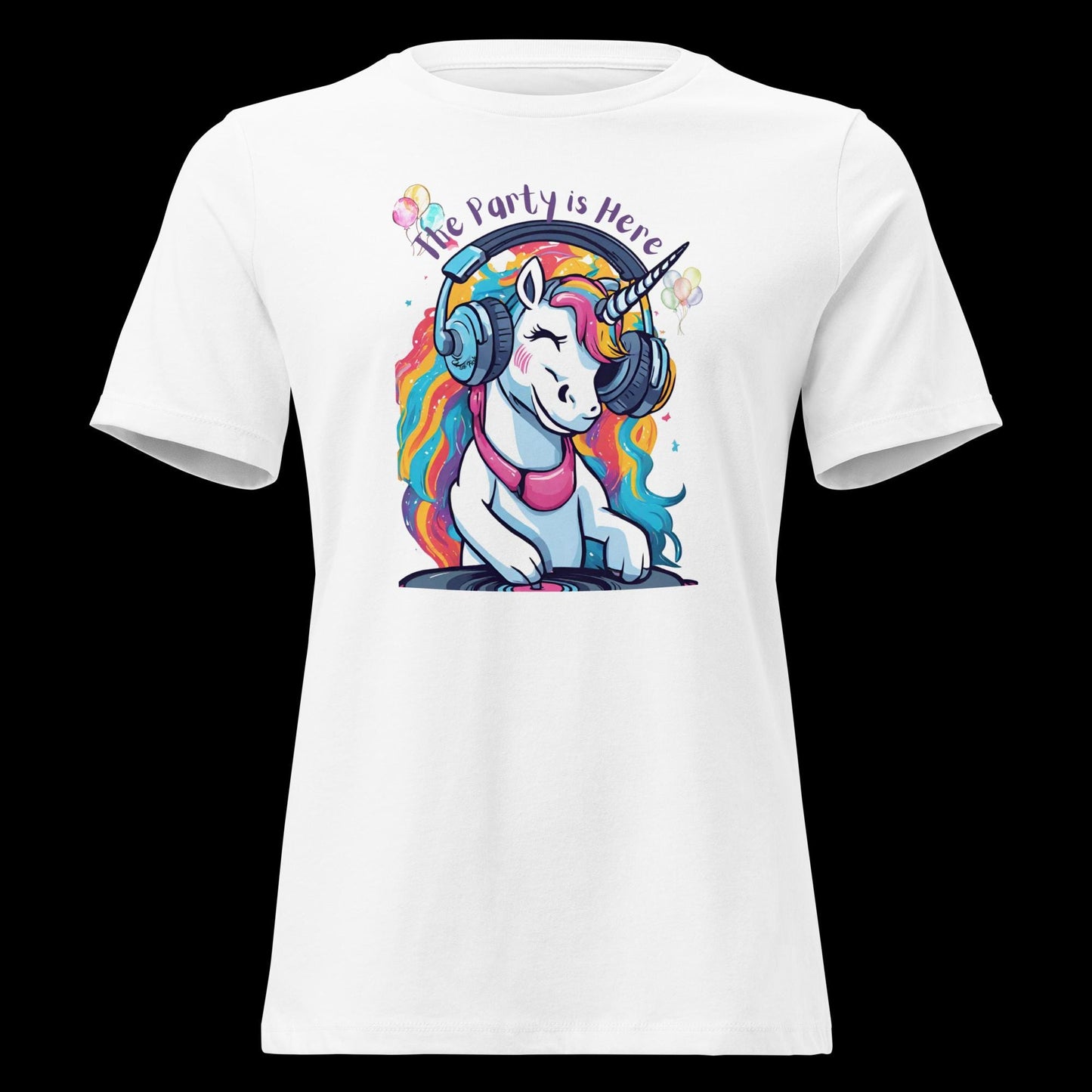 The Party Is Here - DJ Unicorn Tee