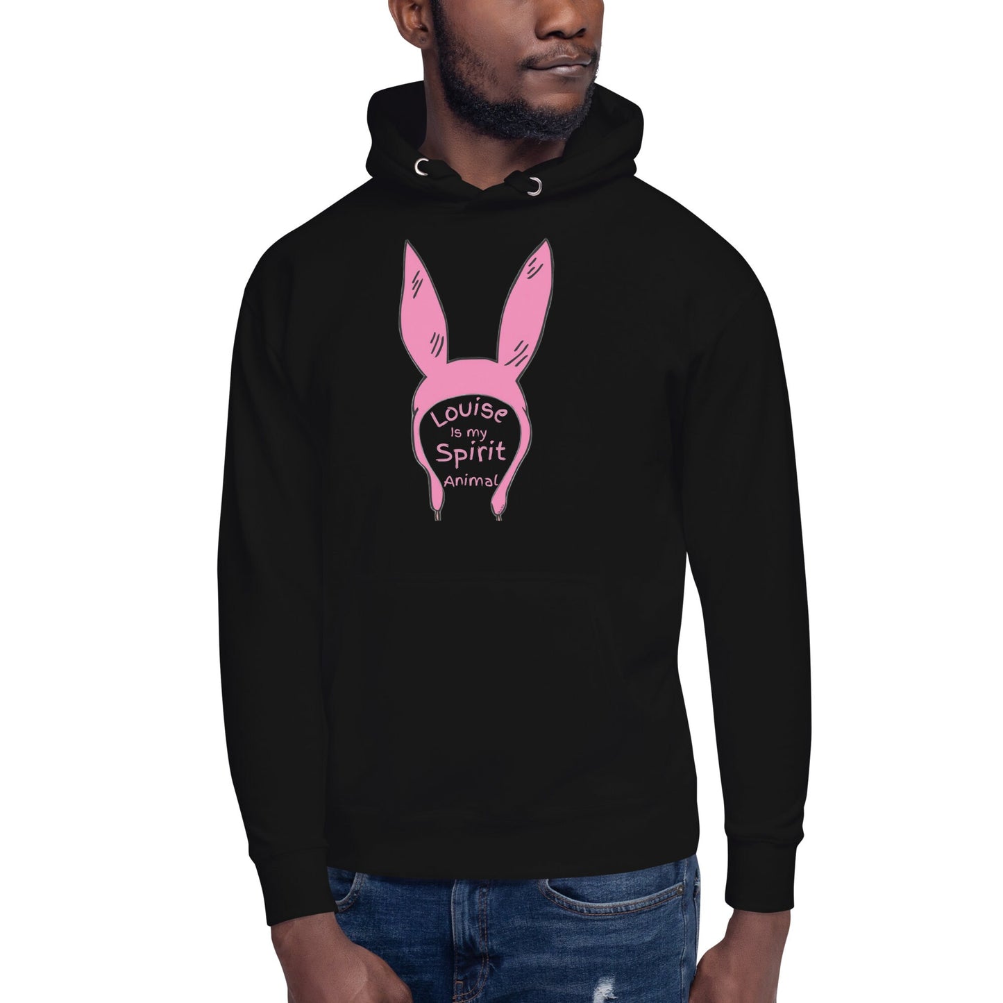 Louise Belcher Pink Ears Hoodie