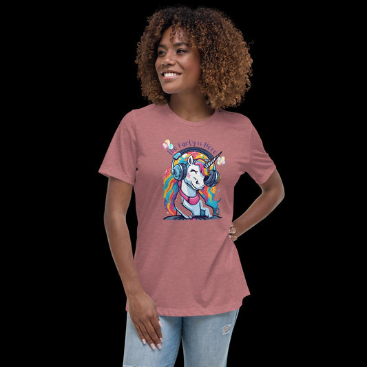 The Party Is Here - DJ Unicorn Tee