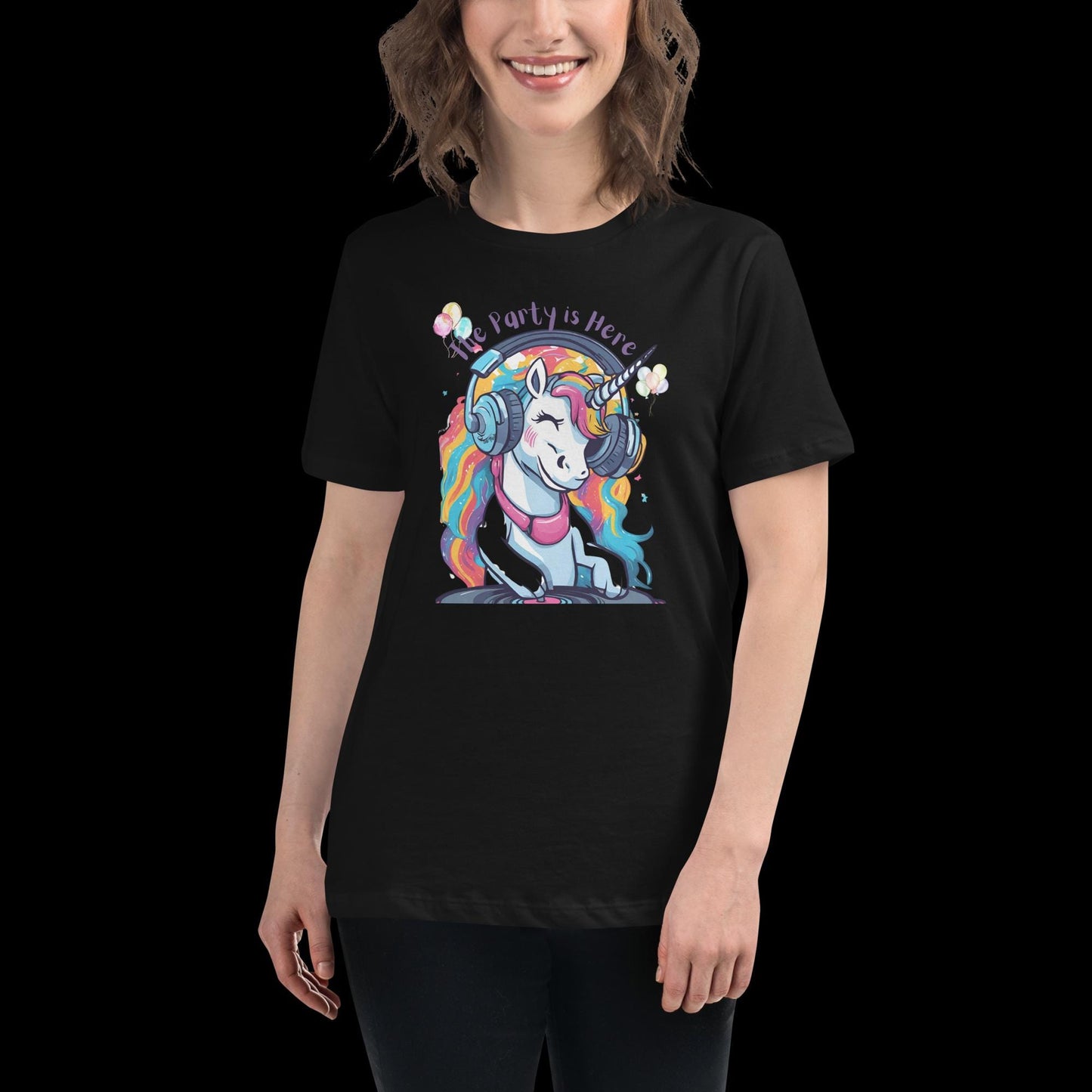 The Party Is Here - DJ Unicorn Tee