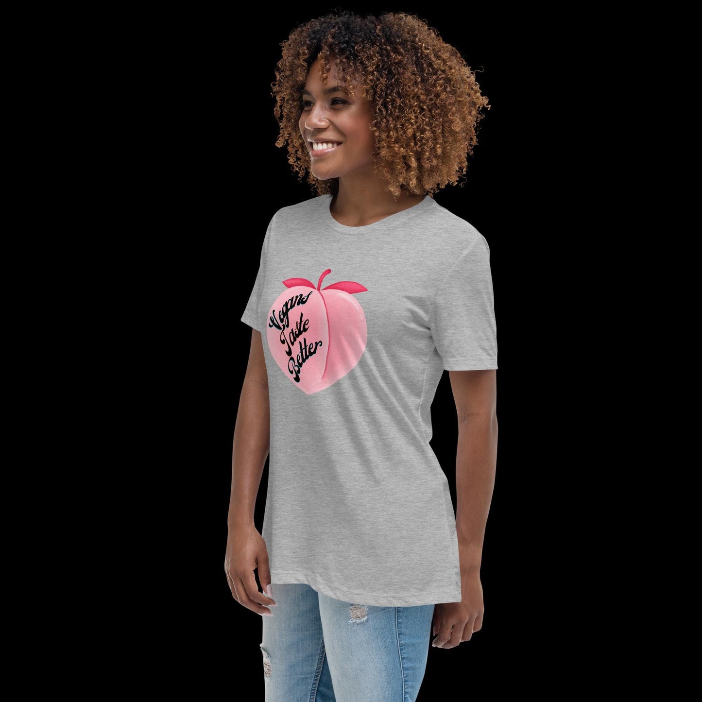 Vegans Taste Better Peach T-Shirt