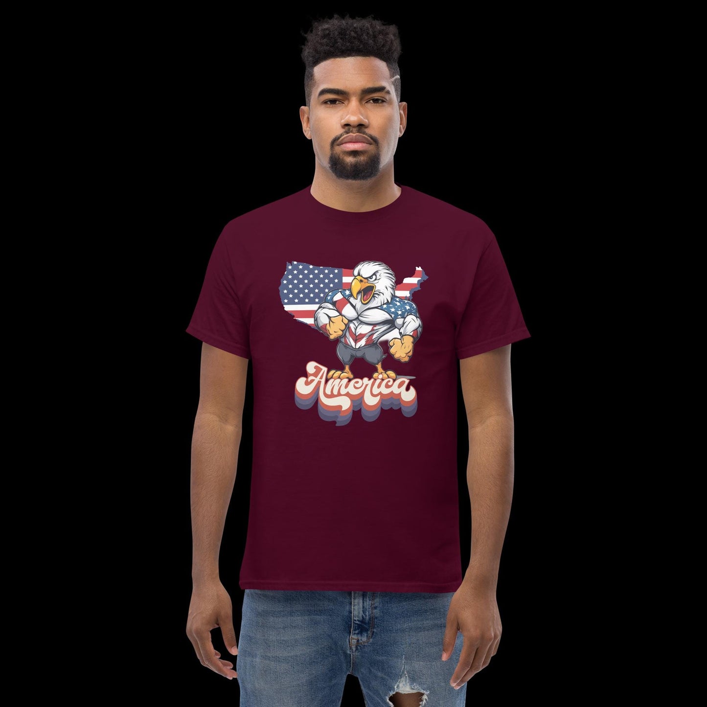 Bald Eagle America Graphic Tee