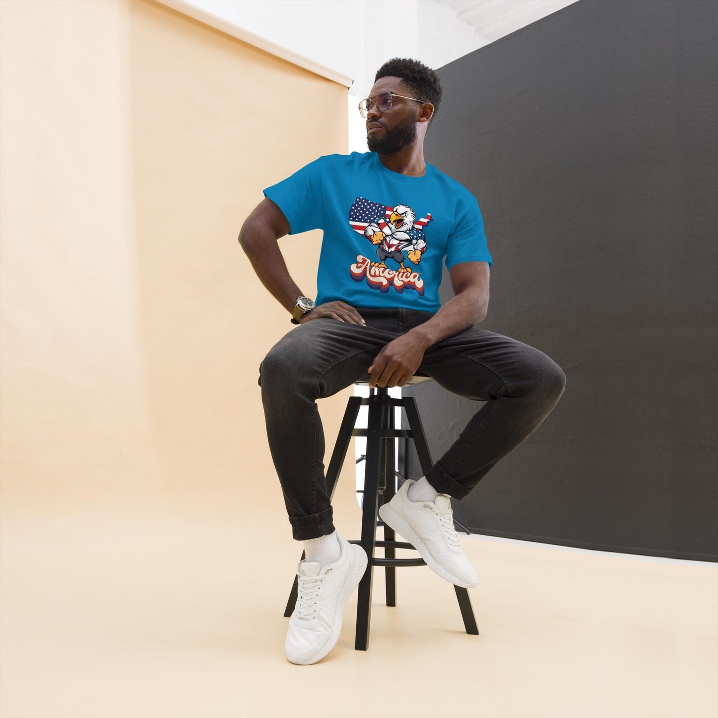 Bald Eagle America Graphic Tee