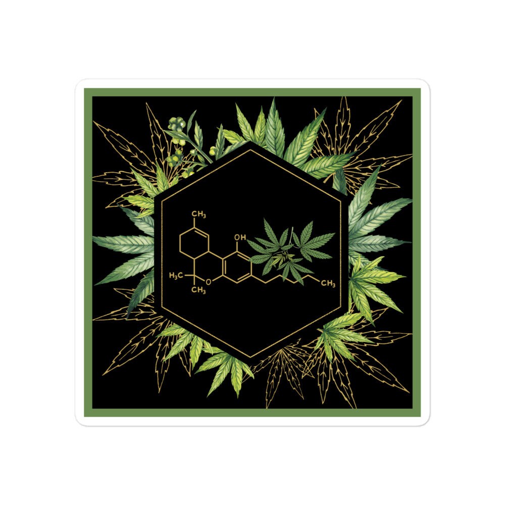 Classy THC Sticker