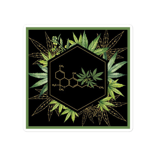 Classy THC Sticker