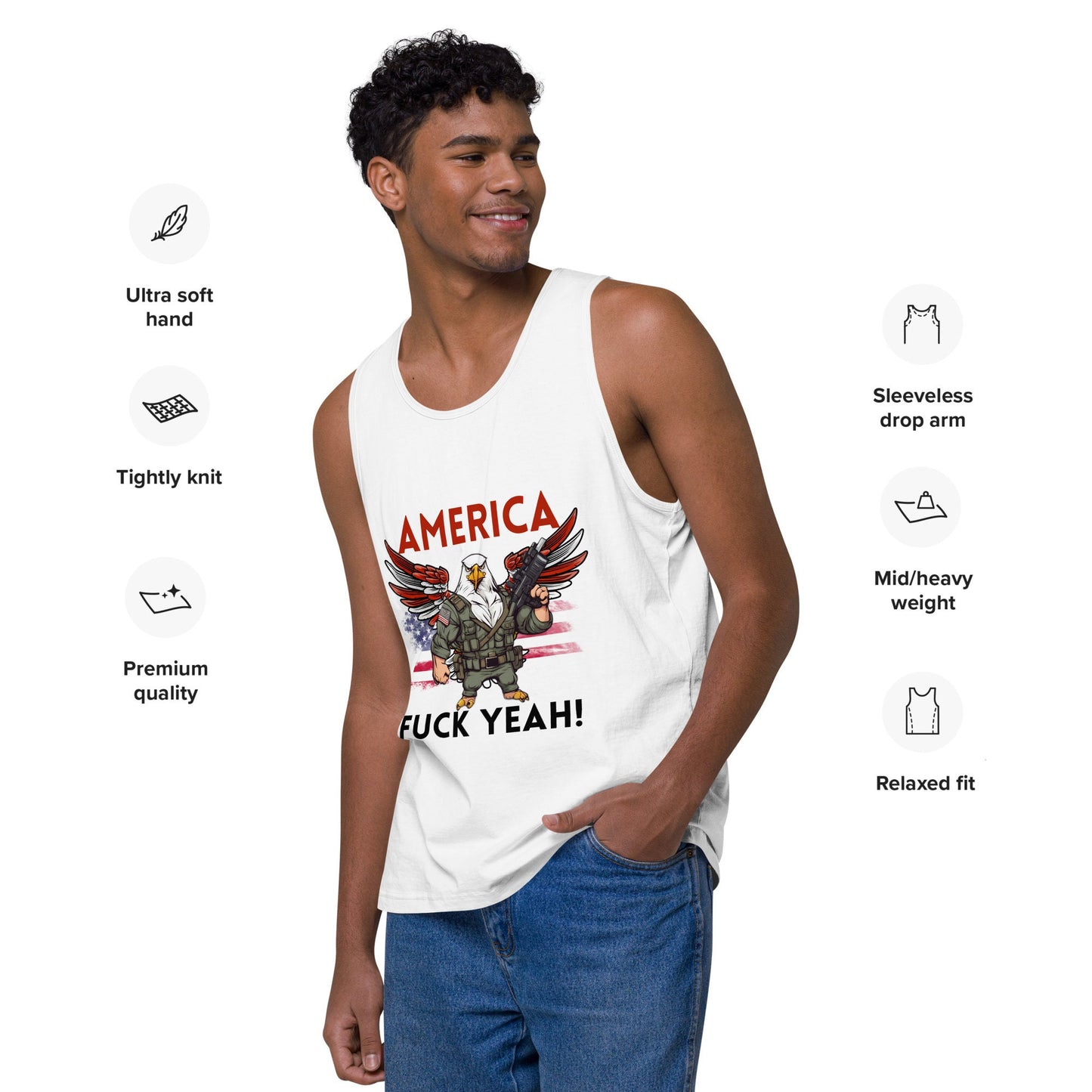 America Fuck Yeah! Tank Top