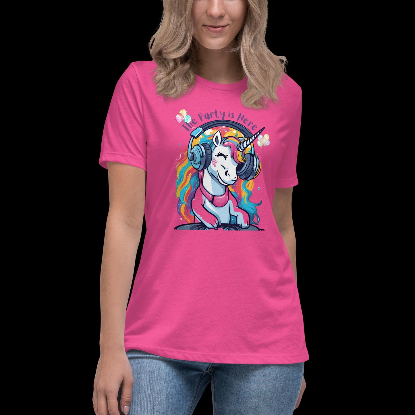 The Party Is Here - DJ Unicorn Tee